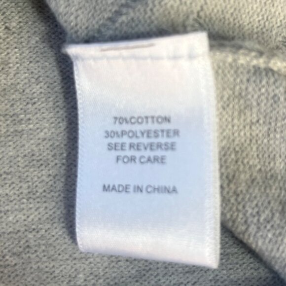 Blu Dahlia Cardigan Sweater Womens Medium Gray New WOT Button Front - Picture 6 of 7